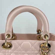 Load image into Gallery viewer, Dior Lady Dior pink Medium Bag Year2013TWS