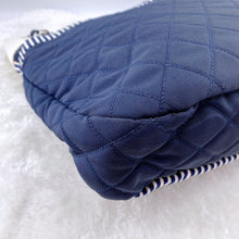 Load image into Gallery viewer, Chanel rialto beach stripe canvas chain bag