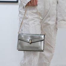 Load image into Gallery viewer, BVLGARI Medium Metallic Serpenti Forever Shoulder Bag