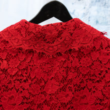 Load image into Gallery viewer, Dolce Gabbana red lace jacket
