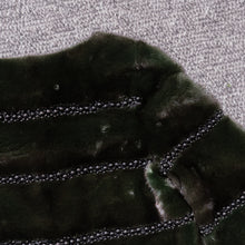 Load image into Gallery viewer, VTO DTM Dark Green Mink coat