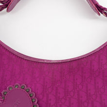 Load image into Gallery viewer, Dior Heart Charm Monogram Braided Fuchsia PinkTWS Canvas Hobo Bag TWS