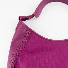 Load image into Gallery viewer, Dior Heart Charm Monogram Braided Fuchsia PinkTWS Canvas Hobo Bag TWS