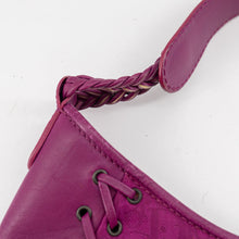 Load image into Gallery viewer, Dior Heart Charm Monogram Braided Fuchsia PinkTWS Canvas Hobo Bag TWS