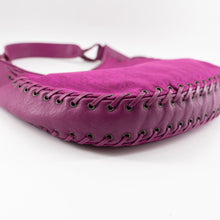 Load image into Gallery viewer, Dior Heart Charm Monogram Braided Fuchsia PinkTWS Canvas Hobo Bag TWS