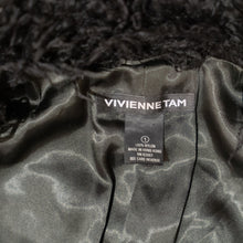 Load image into Gallery viewer, VIVIENNE TAM Black Embroidered Coat