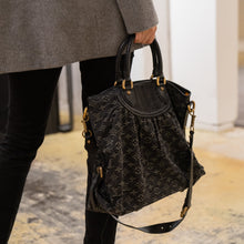 Load image into Gallery viewer, Louis Vuitton Neo Cabby MM Monogram Denim Noir