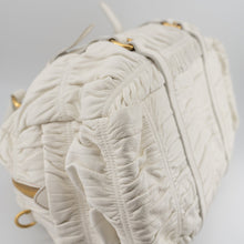 Load image into Gallery viewer, Prada Taupe Gaufre Pleated Two-Way Satchel Tote Bag TWS