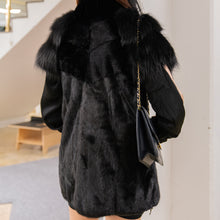 Load image into Gallery viewer, VTO black mink vest