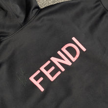 Load image into Gallery viewer, Fendi Black Neoprene Reflective Karlito Detailed Hoodie TWS