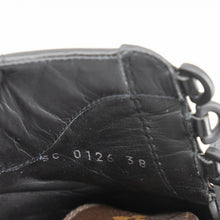 Load image into Gallery viewer, Louis Vuitton Black Suede combat boots