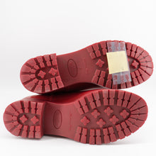 Load image into Gallery viewer, Valentino Red Rubber Studded Accents Rain Boots