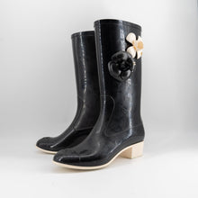 Load image into Gallery viewer, Chanel Rubber Rain Boots