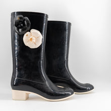 Load image into Gallery viewer, Chanel Rubber Rain Boots