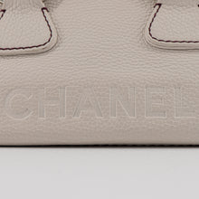 Load image into Gallery viewer, Chanel white leather LAX tassel handbag
