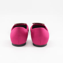 Load image into Gallery viewer, Roger Vivier Pink Ballerine Chips Crystal Flats POP