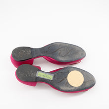 Load image into Gallery viewer, Roger Vivier Pink Ballerine Chips Crystal Flats POP