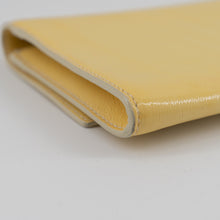 Load image into Gallery viewer, Yves Saint Laurent yellow leather clutch TWS pop