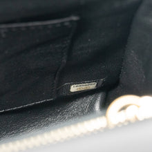 Load image into Gallery viewer, Chanel Black Chevron Quilted Calfskin Leather and Lizard Coco Handle Bag