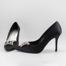 Load image into Gallery viewer, Roger vivier crystal black high heels