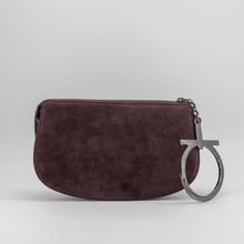 Load image into Gallery viewer, Salvatore Ferragamo Gancini velvet handbag