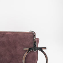Load image into Gallery viewer, Salvatore Ferragamo Gancini velvet handbag