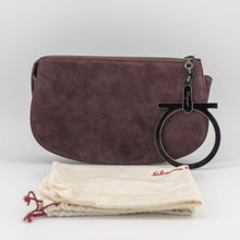 Load image into Gallery viewer, Salvatore Ferragamo Gancini velvet handbag