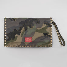Load image into Gallery viewer, Valentino Bag Rockstud Camouflage Clutch