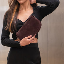 Load image into Gallery viewer, Salvatore Ferragamo Gancini velvet handbag