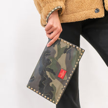 Load image into Gallery viewer, Valentino Bag Rockstud Camouflage Clutch