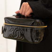 Load image into Gallery viewer, CHANEL patent leather vanity bag