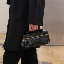 Load image into Gallery viewer, CHANEL patent leather vanity bag