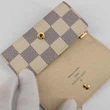 Load image into Gallery viewer, Louis Vuitton Damier Azur key holder