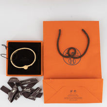 Load image into Gallery viewer, Hermes lizard hinged bracelet