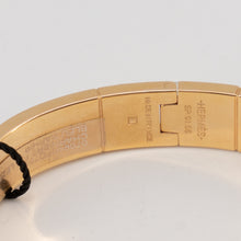 Load image into Gallery viewer, Hermes lizard hinged bracelet
