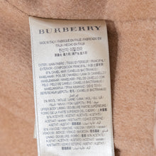 Load image into Gallery viewer, Burberry Camel hair Draped Front Coat