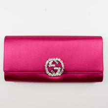 Load image into Gallery viewer, Gucci Broadway Satin Evening Clutch