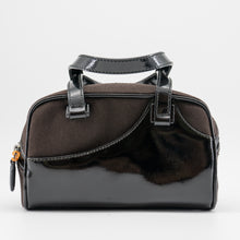 Load image into Gallery viewer, Christian Dior mini brown canvas handbag
