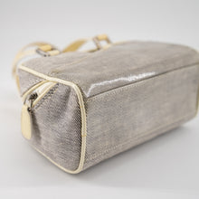 Load image into Gallery viewer, Christian Dior mini grey canvas handbag TSW pop