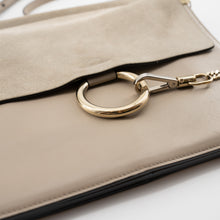 Load image into Gallery viewer, Chloe Faye Shoulder Bag Leather and Suede Medium