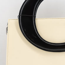 Load image into Gallery viewer, Christian Dior Vintage cream and black handbag with circular handles