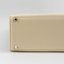 Load image into Gallery viewer, Christian Dior Vintage cream and black handbag with circular handles