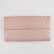Load image into Gallery viewer, Chanel Butterfly Camellia Bifold Long Wallet Pink