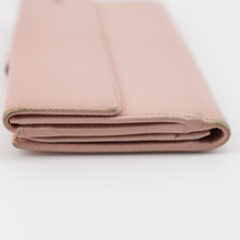 Load image into Gallery viewer, Chanel Butterfly Camellia Bifold Long Wallet Pink