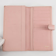 Load image into Gallery viewer, Chanel Butterfly Camellia Bifold Long Wallet Pink