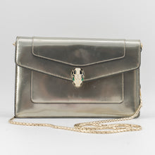 Load image into Gallery viewer, BVLGARI Medium Metallic Serpenti Forever Shoulder Bag