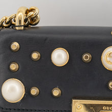 Load image into Gallery viewer, GUCCI Small Pearl Studded Padlock Shoulder Bag
