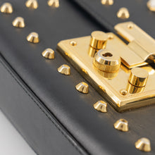 Load image into Gallery viewer, GUCCI Small Pearl Studded Padlock Shoulder Bag