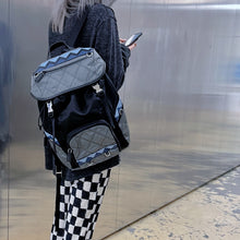 Load image into Gallery viewer, Prada Saffiano Leather-Trimmed Quilted Nylon Backpack