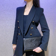 Load image into Gallery viewer, Yves Saint Laurent Black Leather Clutch Wallet